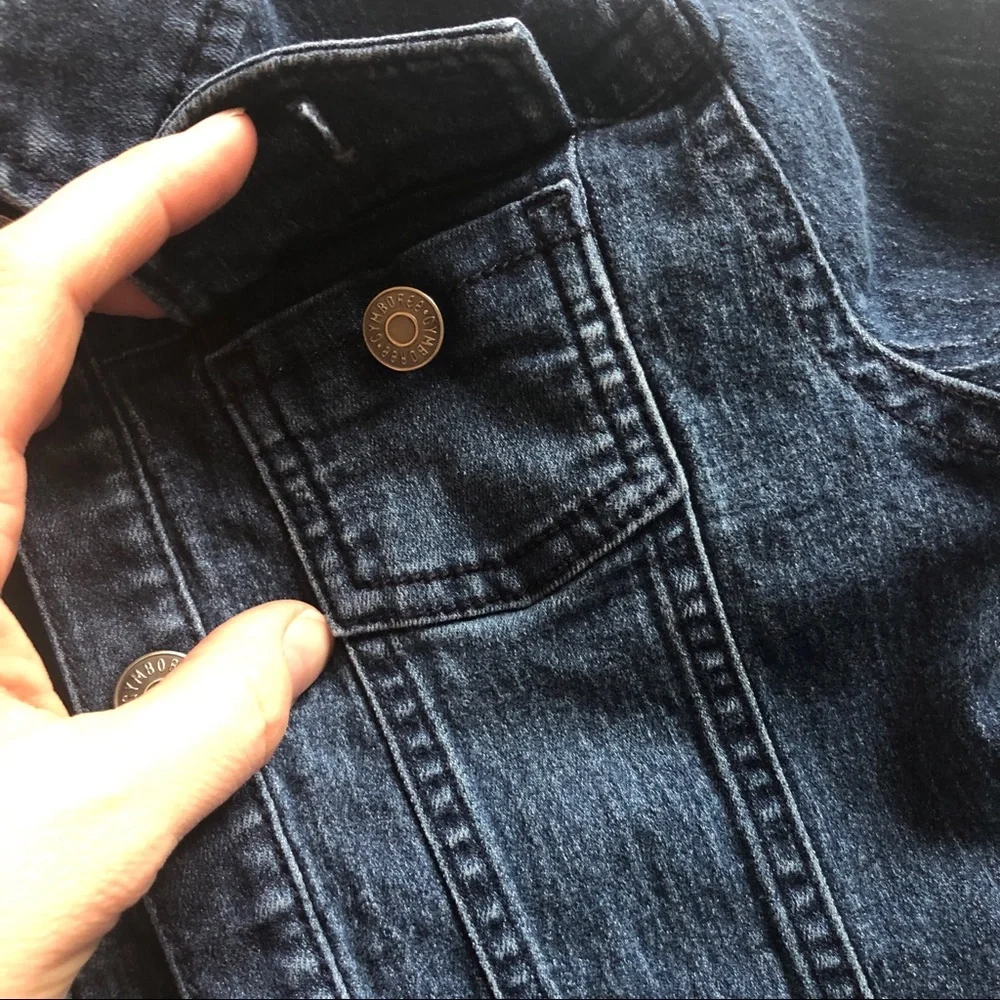 Gymboree denim button